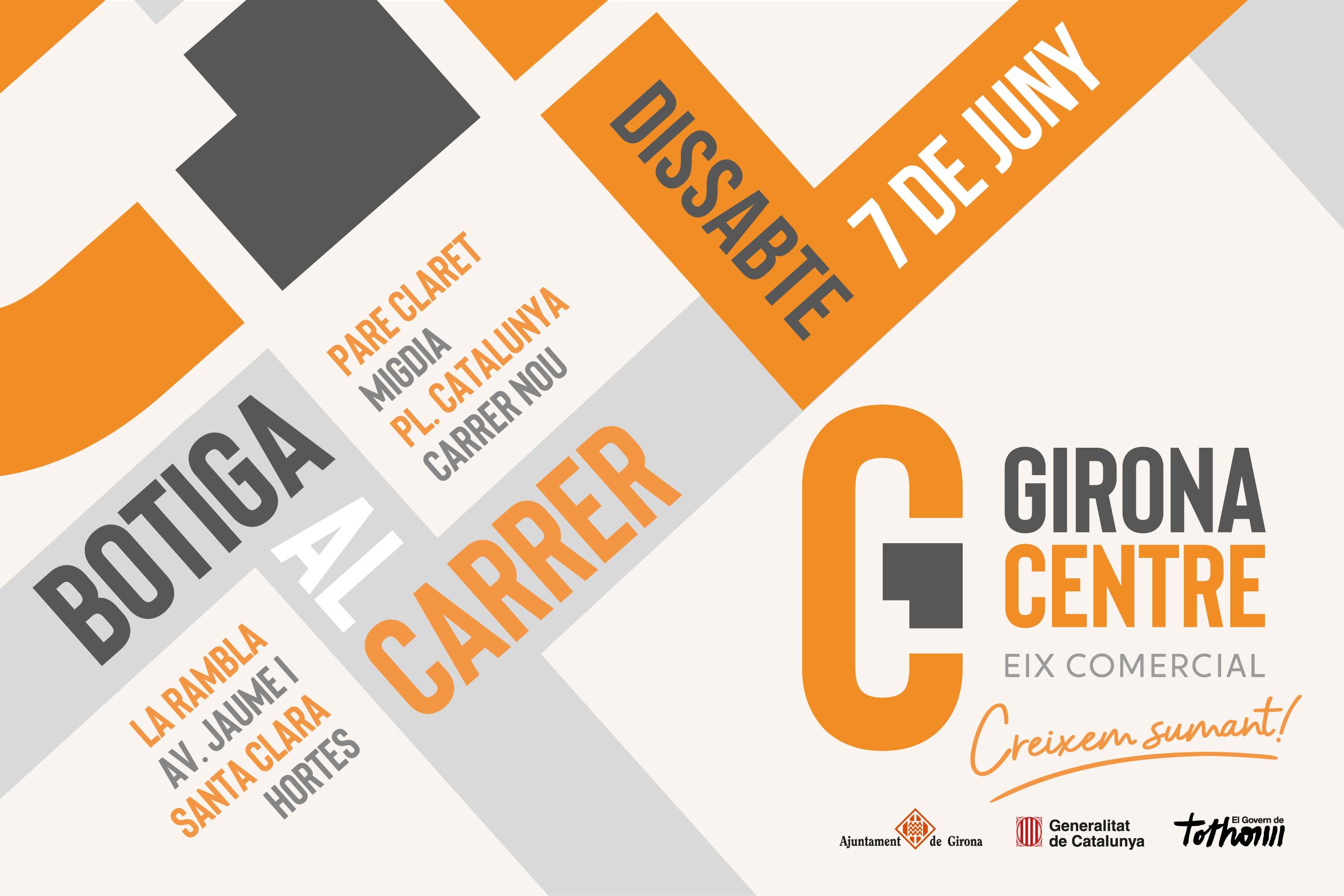 Cartell anunci de la botiga al carrer