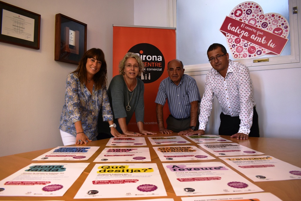 El comerç local recorda el bon ús de paraules amables i formes de cortesia en català als seus aparadors