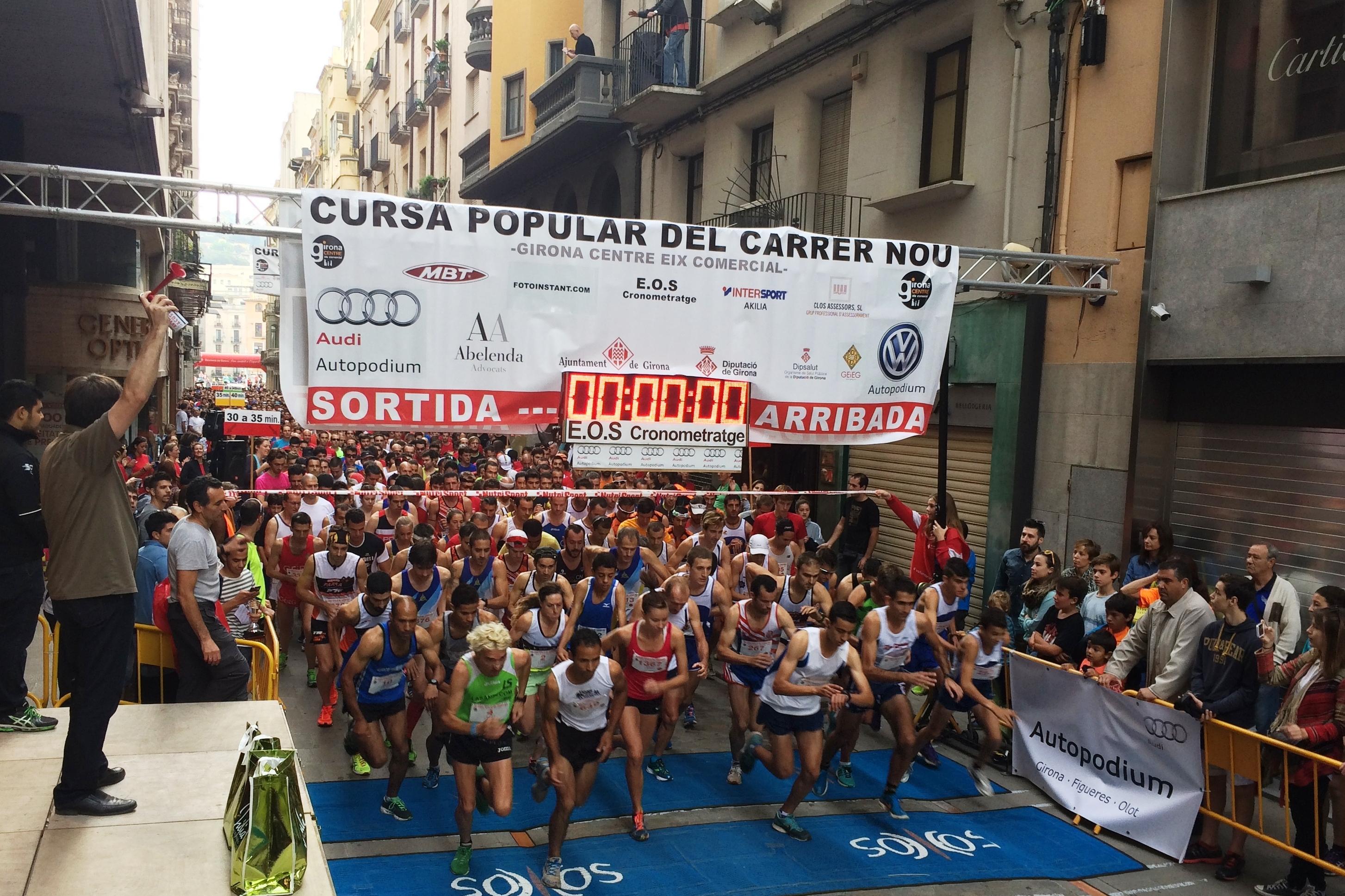 Èxit de participació de la Cursa Popular del Carrer Nou, amb 2.300 corredors 